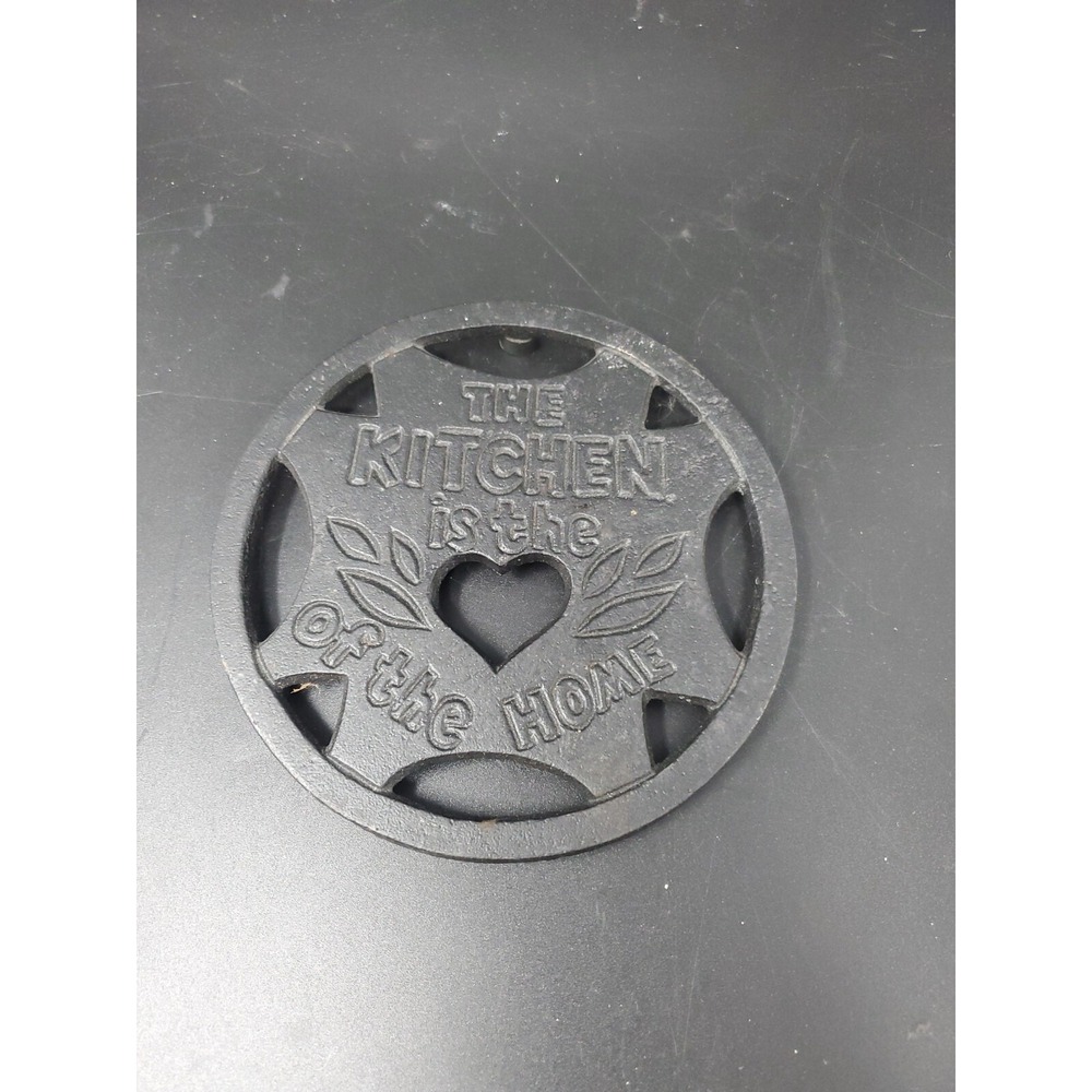 Cast Iron Trivet The Kitchen it the Heart of the Home